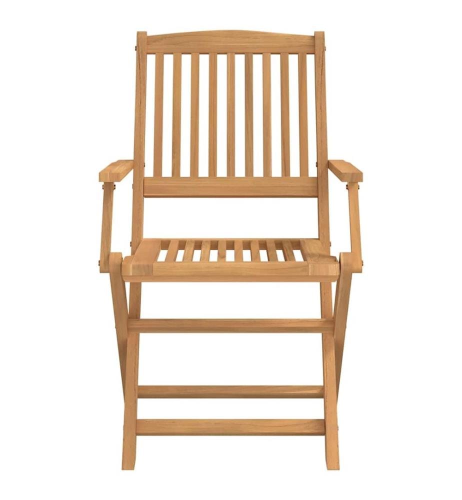 Ensemble à manger de jardin 9 pcs bois d'acacia solide