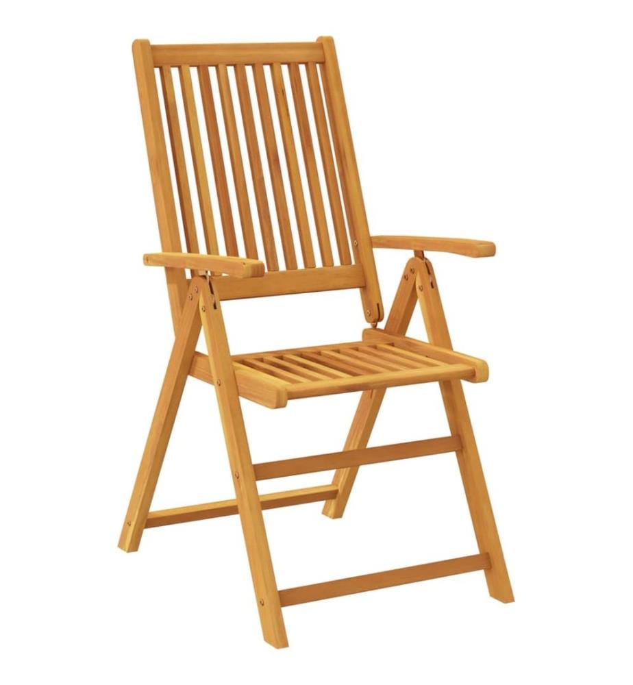 Ensemble à manger de jardin 5 pcs 85x85x74 cm Bois d'acacia solide