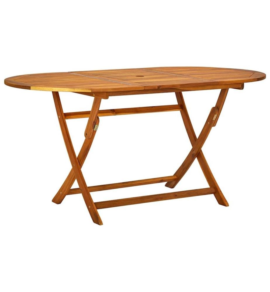Ensemble à manger de jardin 9pcs bois d'acacia solide textilène