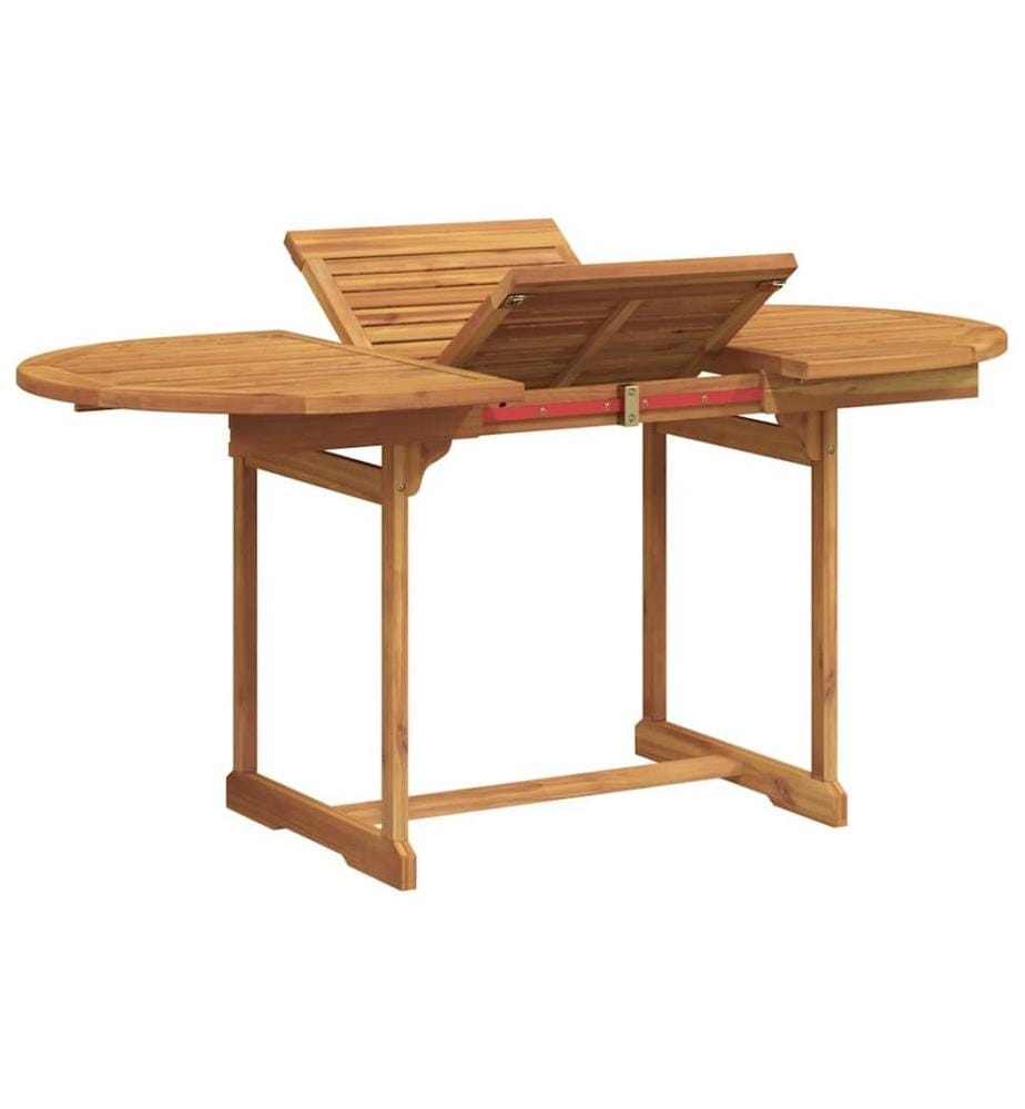 Ensemble à manger de jardin 5pcs bois d'acacia solide textilène