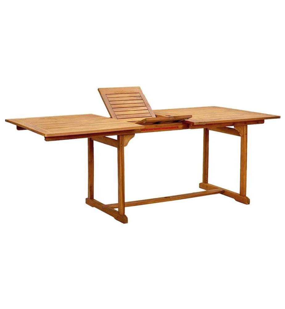 Ensemble à Manger de jardin 7pcs bois d'acacia solide textilène