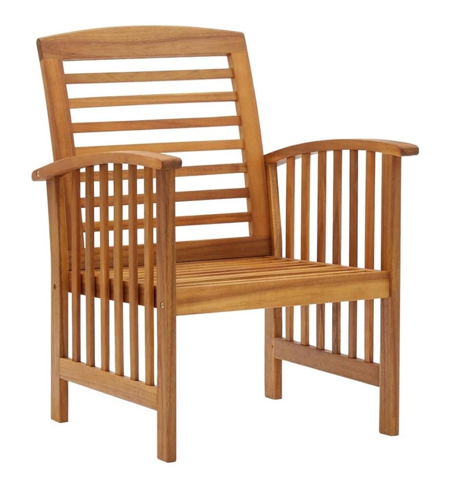 Salon de jardin 4 pcs Bois d'acacia solide