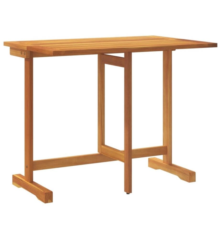 Ensemble à manger de jardin pliable 3 pcs bois d'acacia massif