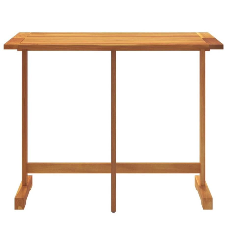 Ensemble à manger de jardin pliable 3 pcs bois d'acacia massif