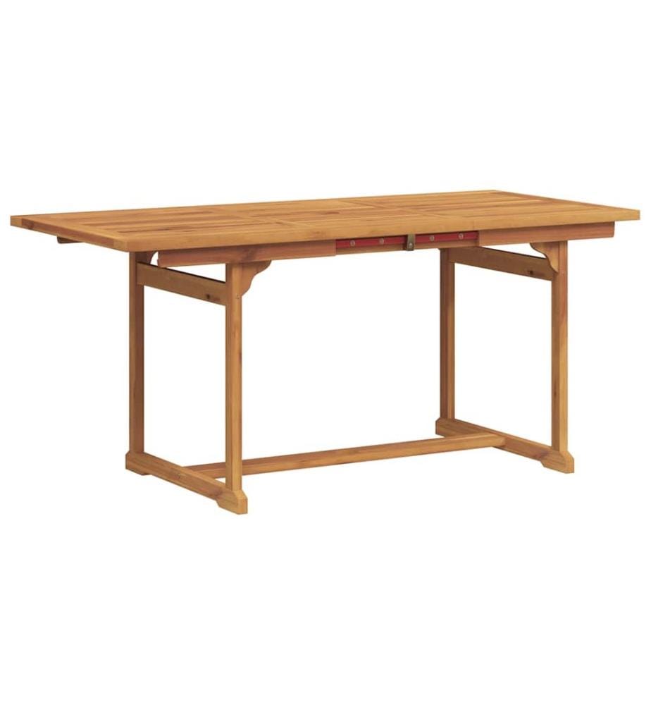 Ensemble à Manger de jardin 7pcs bois d'acacia solide textilène