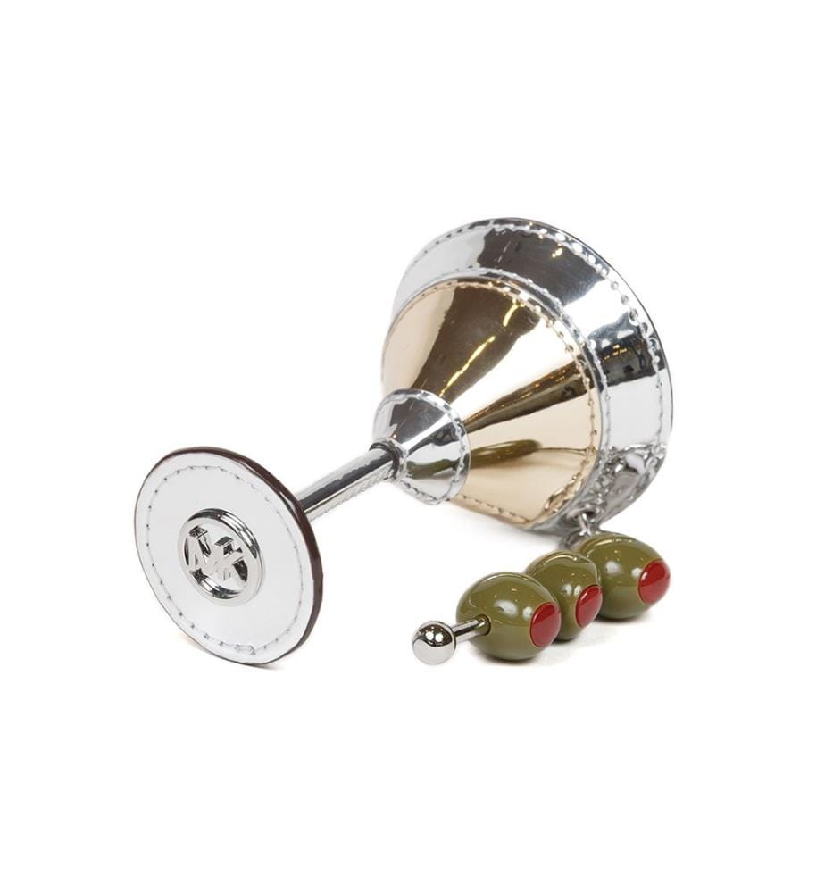 Martini Keychain - Silver