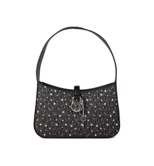 Lyra Small Clutch - Black