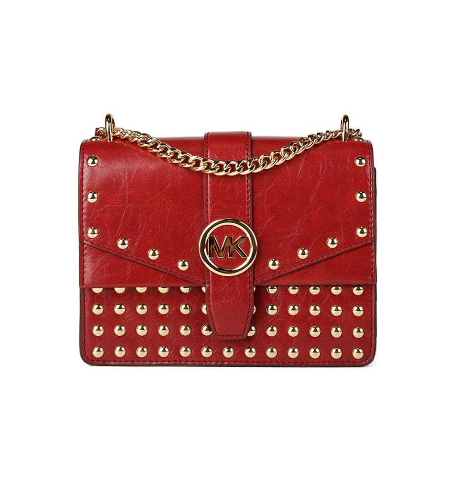 Greenwich Small Shoulder Bag - Cherry