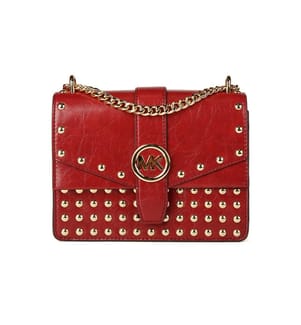Greenwich Small Shoulder Bag - Cherry