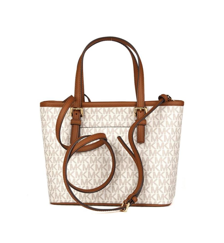 Mini-Einkaufstasche „Jet Set Travel“ – Vanille