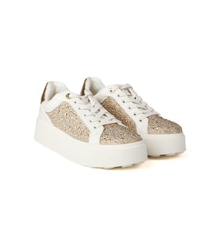 Romey Lace-Up Sneakers - Cream