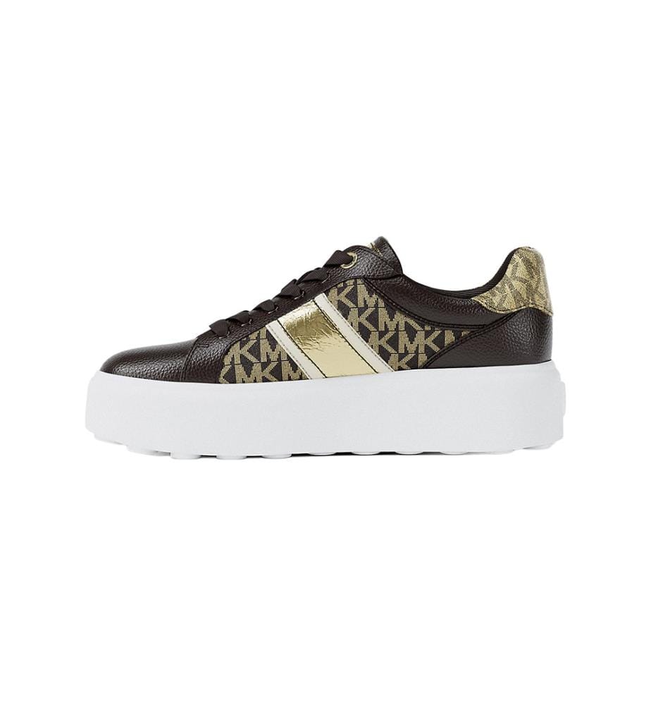 Romey Lace-Up Sneakers - Brown