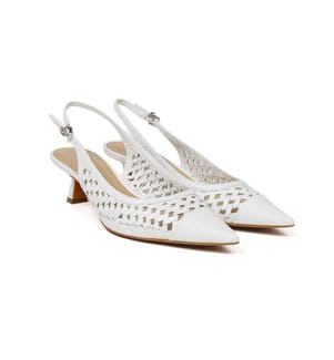 Amali Low-Heel Pumps - Optical White