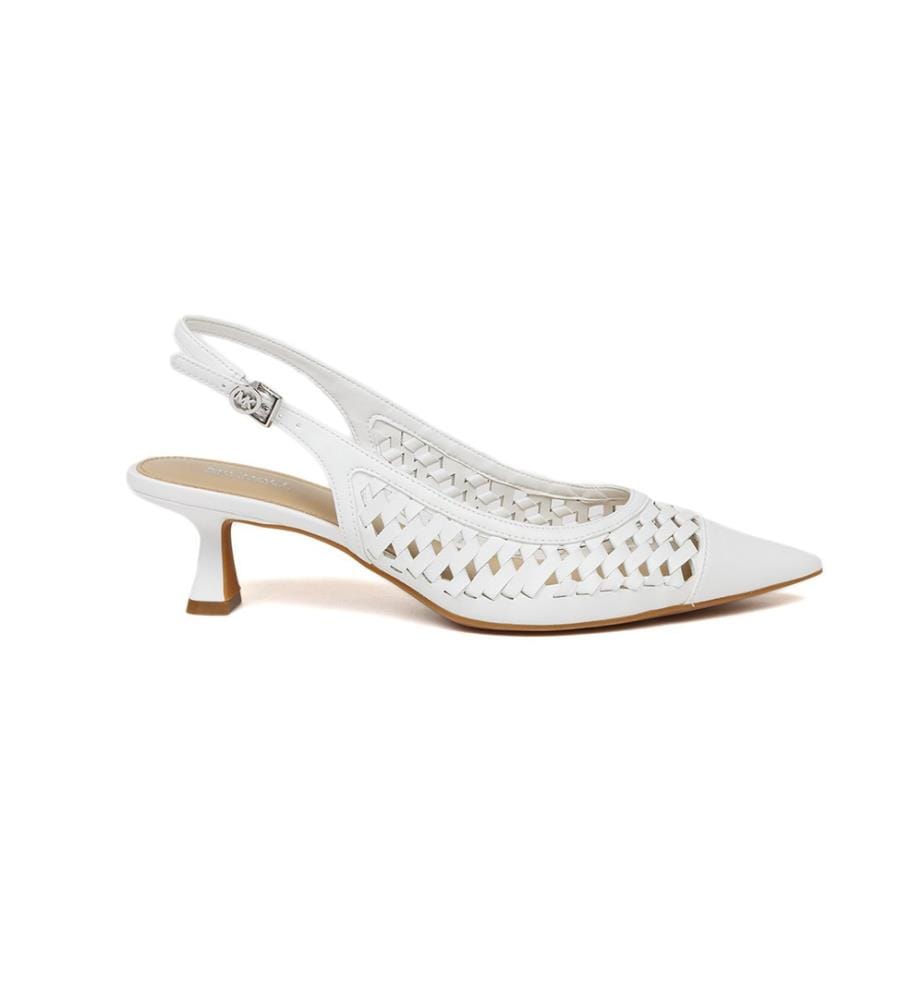Amali Low-Heel Pumps - Optical White