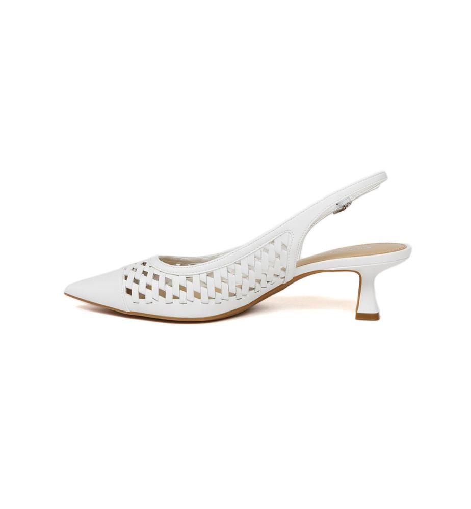 Amali Low-Heel Pumps - Optical White