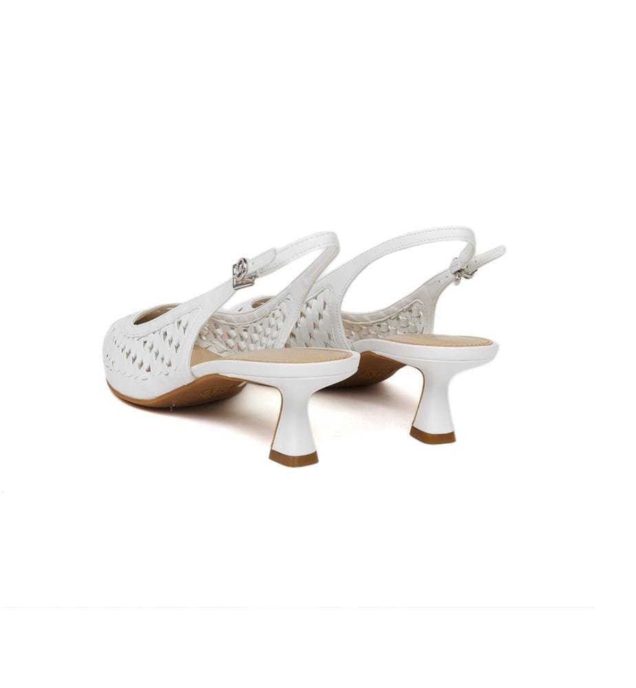 Amali Low-Heel Pumps - Optical White