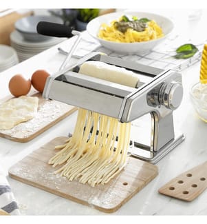 Maschine zur Herstellung frischer Nudeln mit Frashta-Rezepten - Grau
