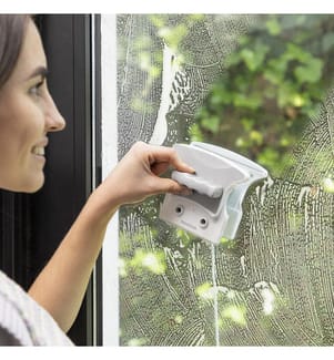 Magnetischer Fensterreiniger Magly - Grau und Weiss