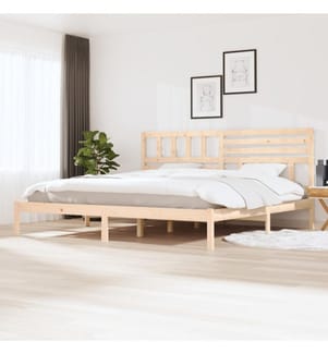 Cadre de lit sans matelas 180x200 cm bois massif de pin