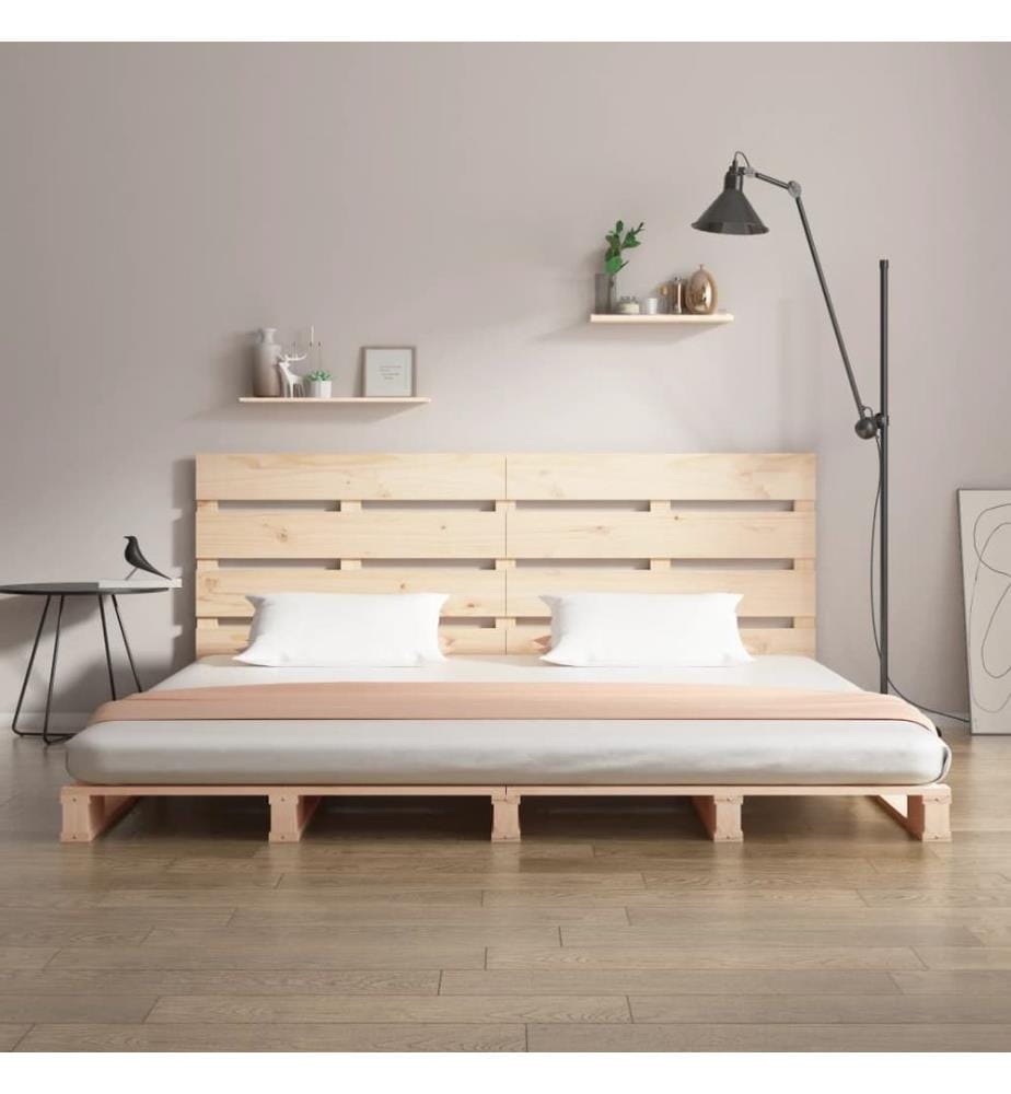 Cadre de lit sans matelas 160x200 cm bois massif de pin