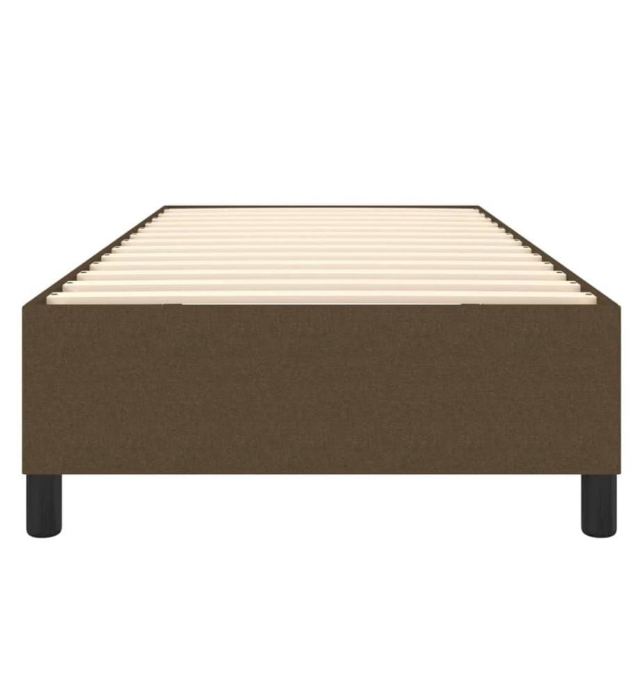 Boxspringbettgestell Dunkelbraun 90x200 cm Stoff