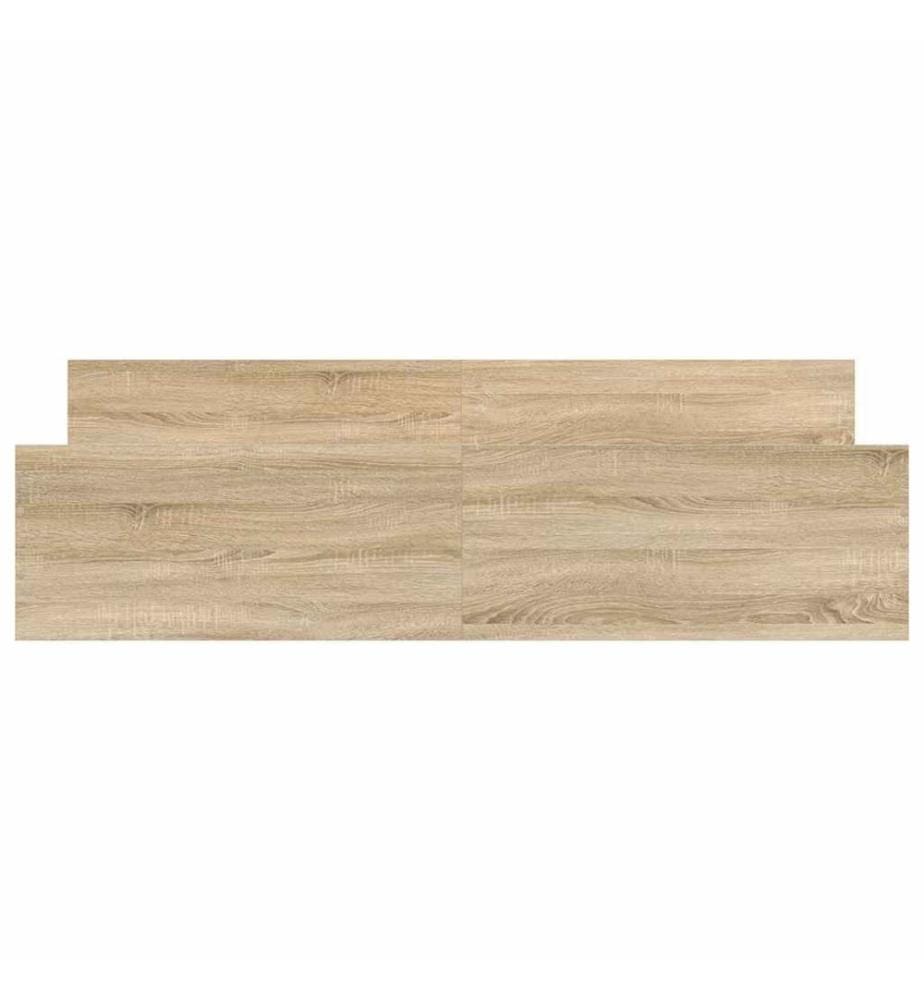 Bettgestell mit Kopf- und Fussteil Sonoma-Eiche 180x200 cm