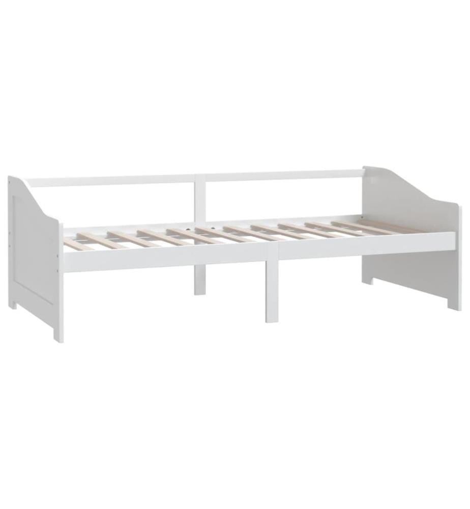 Lit de repos 3 places sans matelas Blanc 90x200 cm
