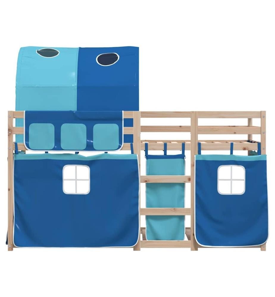 Lit superposé sans matelas 90x200 cm bois de pin massif