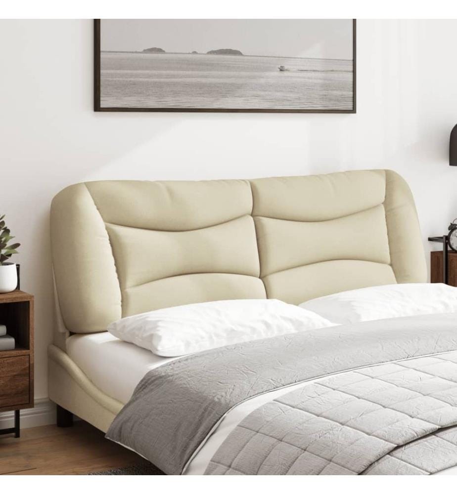 Coussin de tête de lit Hvar crème 160 cm tissu