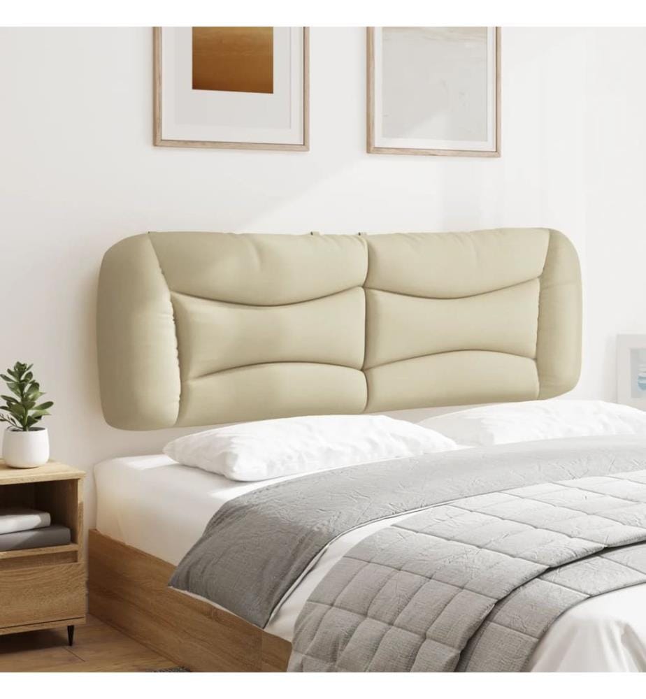 Coussin de tête de lit Hvar crème 160 cm tissu