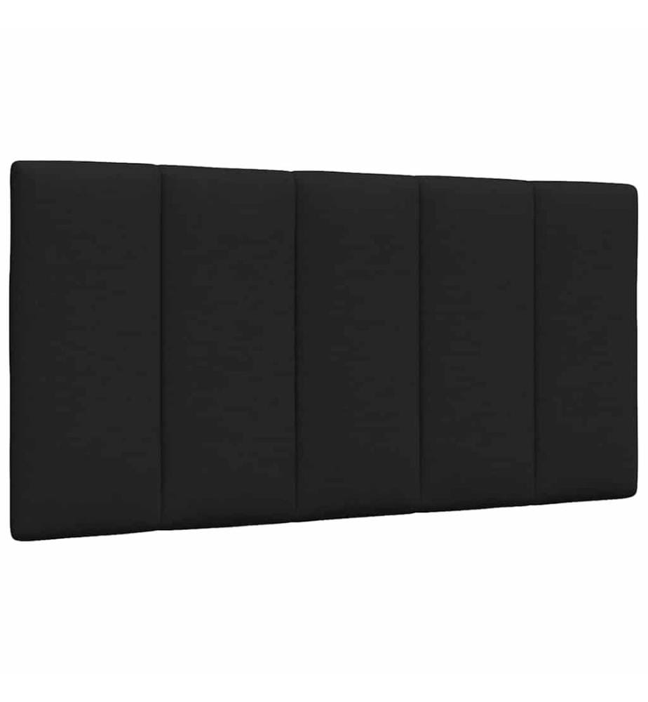Coussin de tête de lit Hanko noir 100 cm tissu