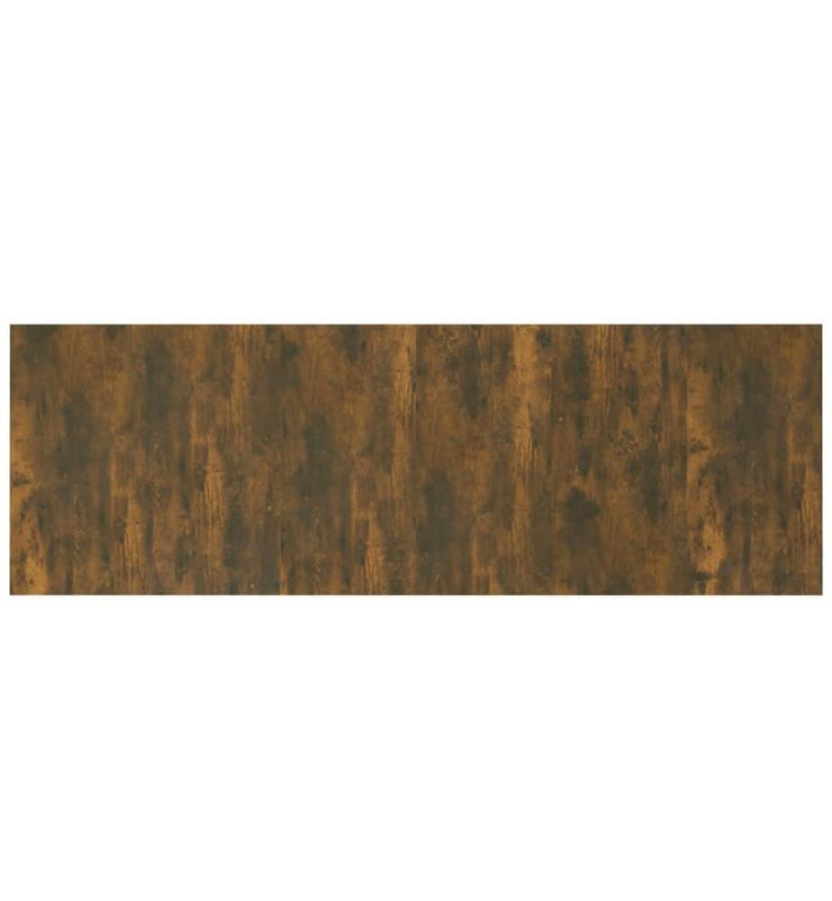 Tête de lit murale Chêne fumé 240x1,5x80 cm Bois d'ingénierie
