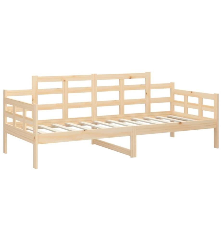 Lit de jour sans matelas bois de pin massif 90x190 cm