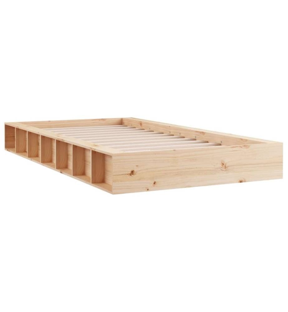 Cadre de lit sans matelas 90x190 cm bois massif