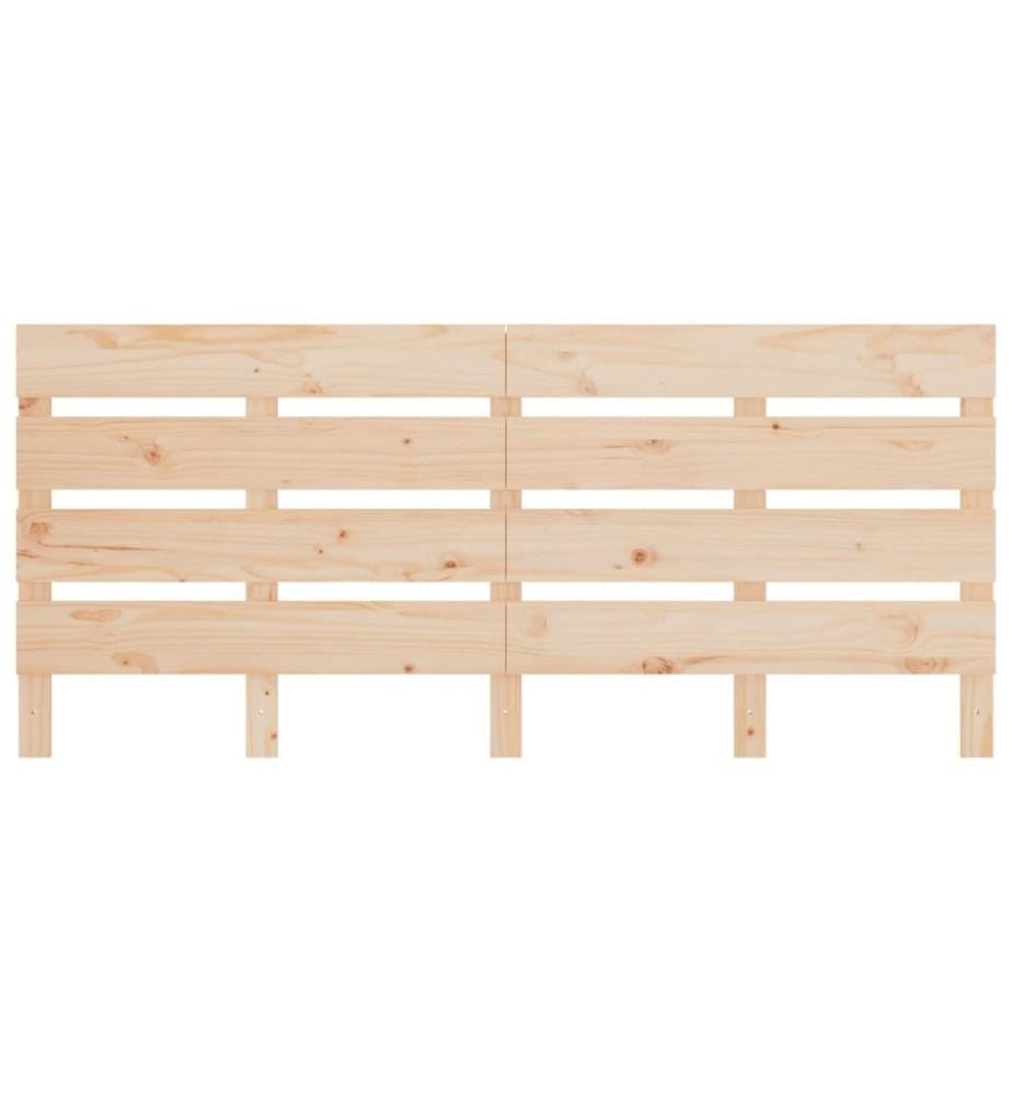 Tête de lit 180x3x80 cm Bois massif de pin