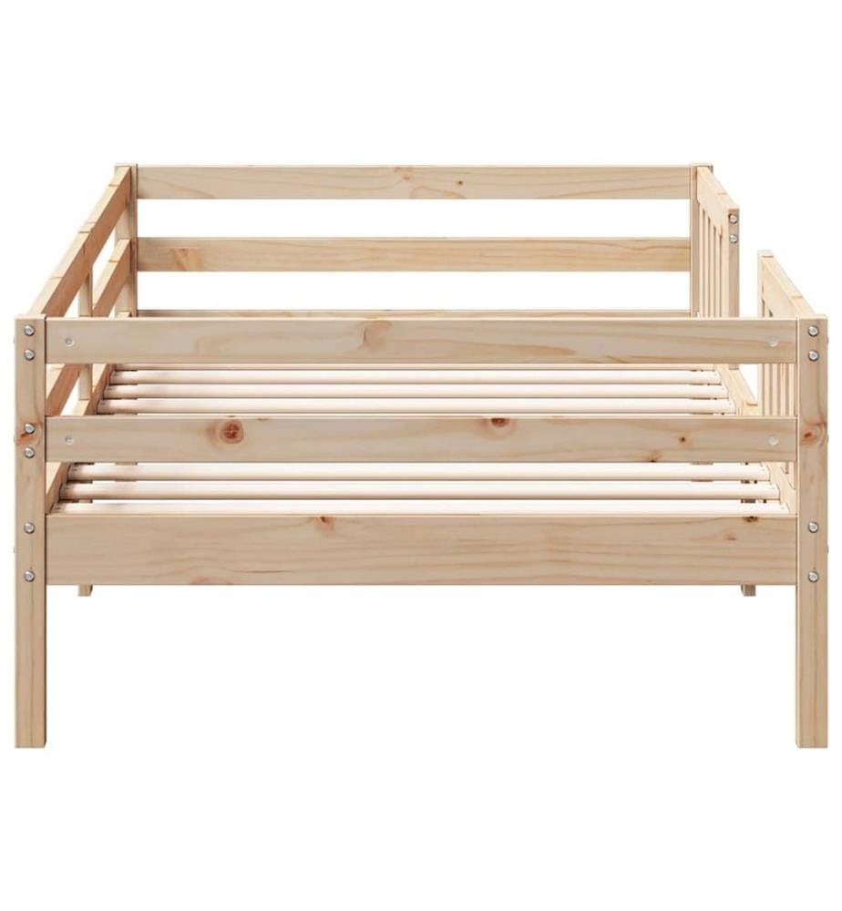 Cadre de lit sans matelas 90x190 cm bois de pin massif