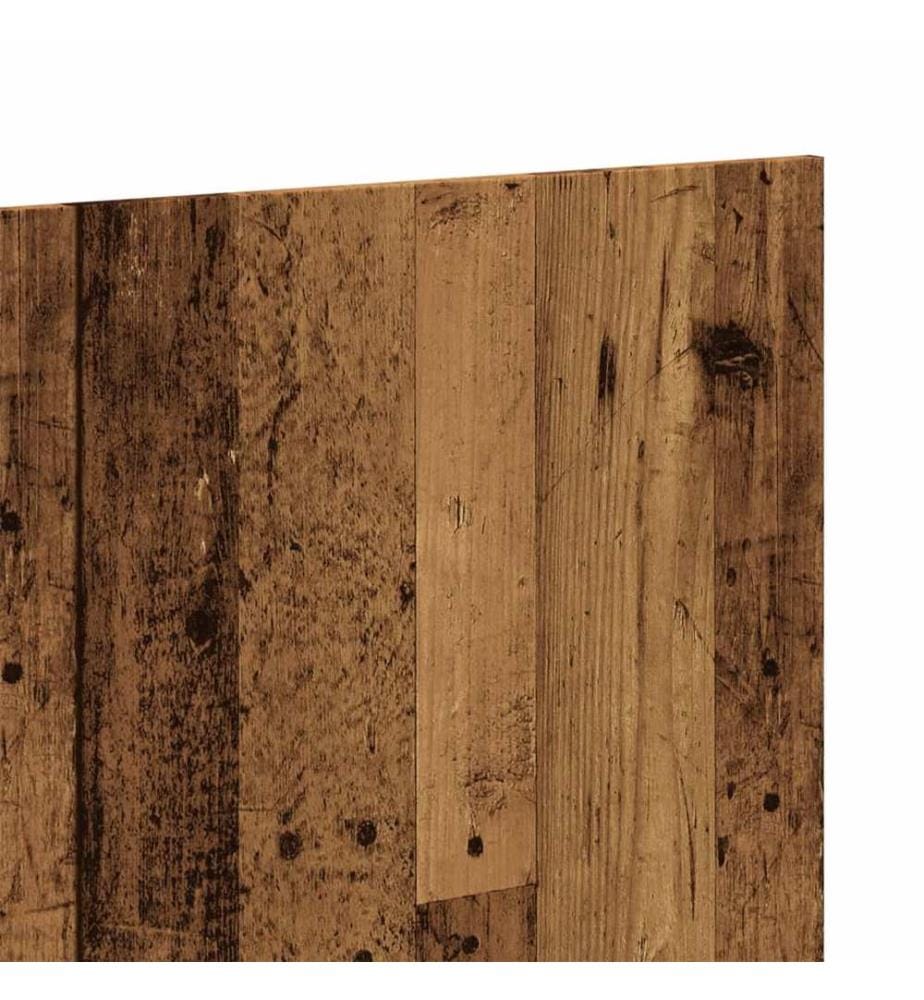 Tête de lit vieux bois 200x1,5x80 cm bois d'ingénierie