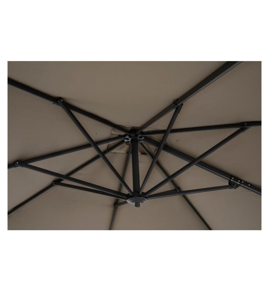 COCON - Parasol Mini-Roma, 250 x 250 cm, suspendu, taupe