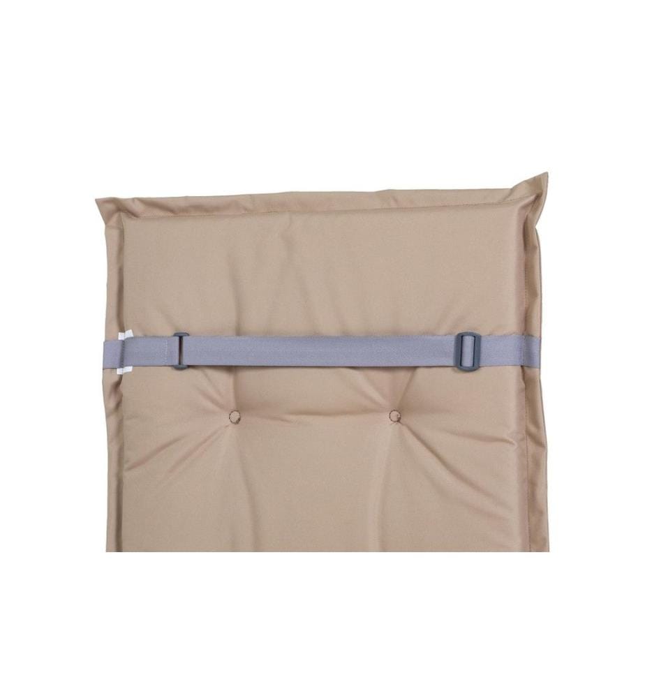 COCON - Coussin de chaise à haut dossier Outdoor 118 x 50 x 5 cm, Beige