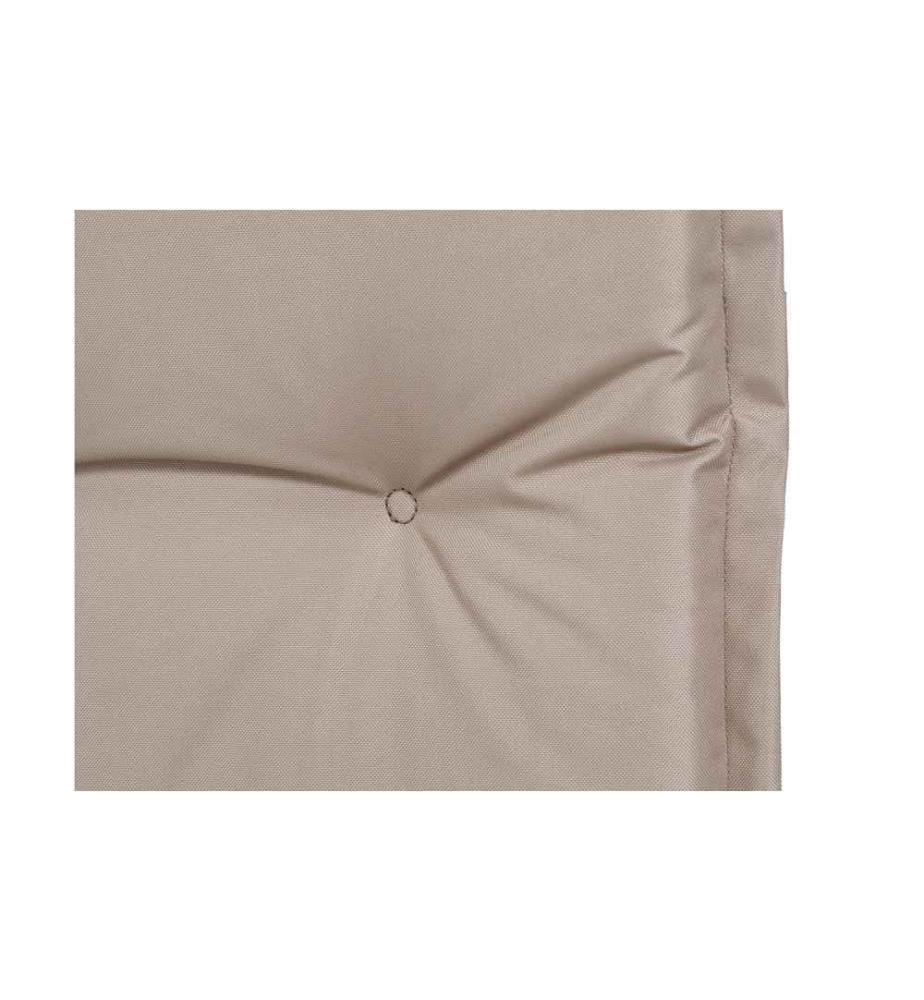 COCON - Coussin de chaise à haut dossier Outdoor 118 x 50 x 5 cm, Beige