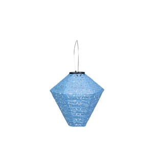 COCON - Lampion LED Solaire Diamant, Bleu