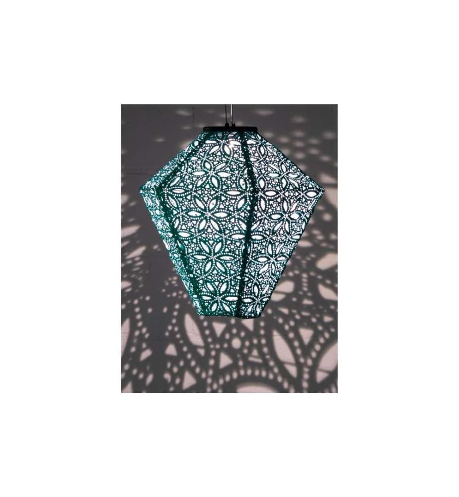 COCON - Lampion LED Solar Diamant, Blau