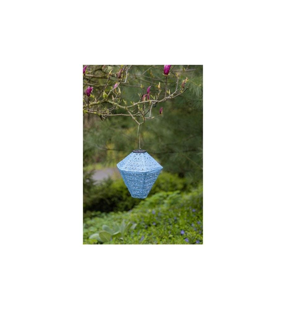 COCON - Lampion LED Solar Diamant, Blau