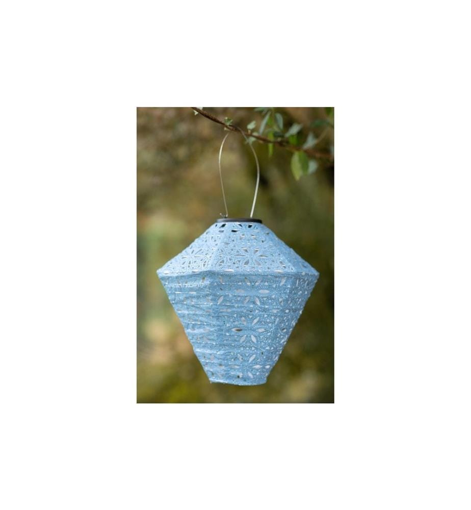COCON - Lampion LED Solar Diamant, Blau