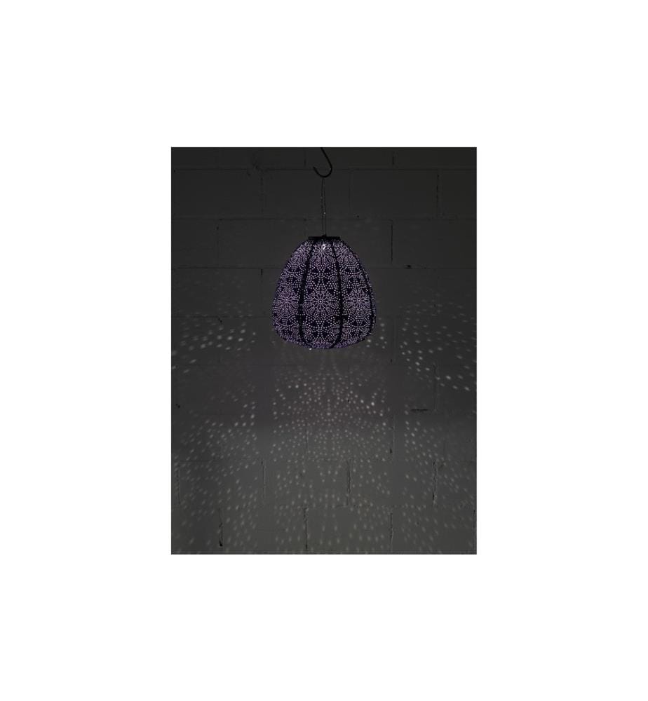 COCON - Lampion LED Solar Kuppel, Dunkelviolett