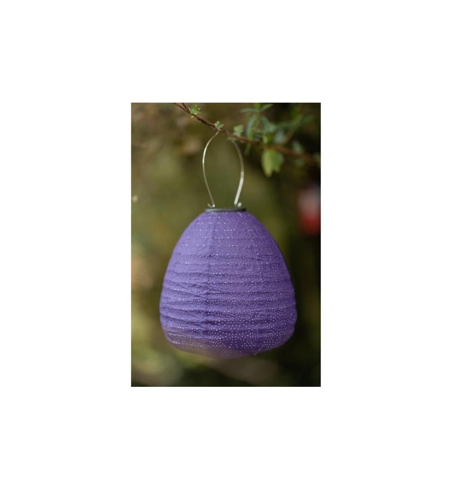 COCON - Lampion LED Solar Kuppel, Dunkelviolett
