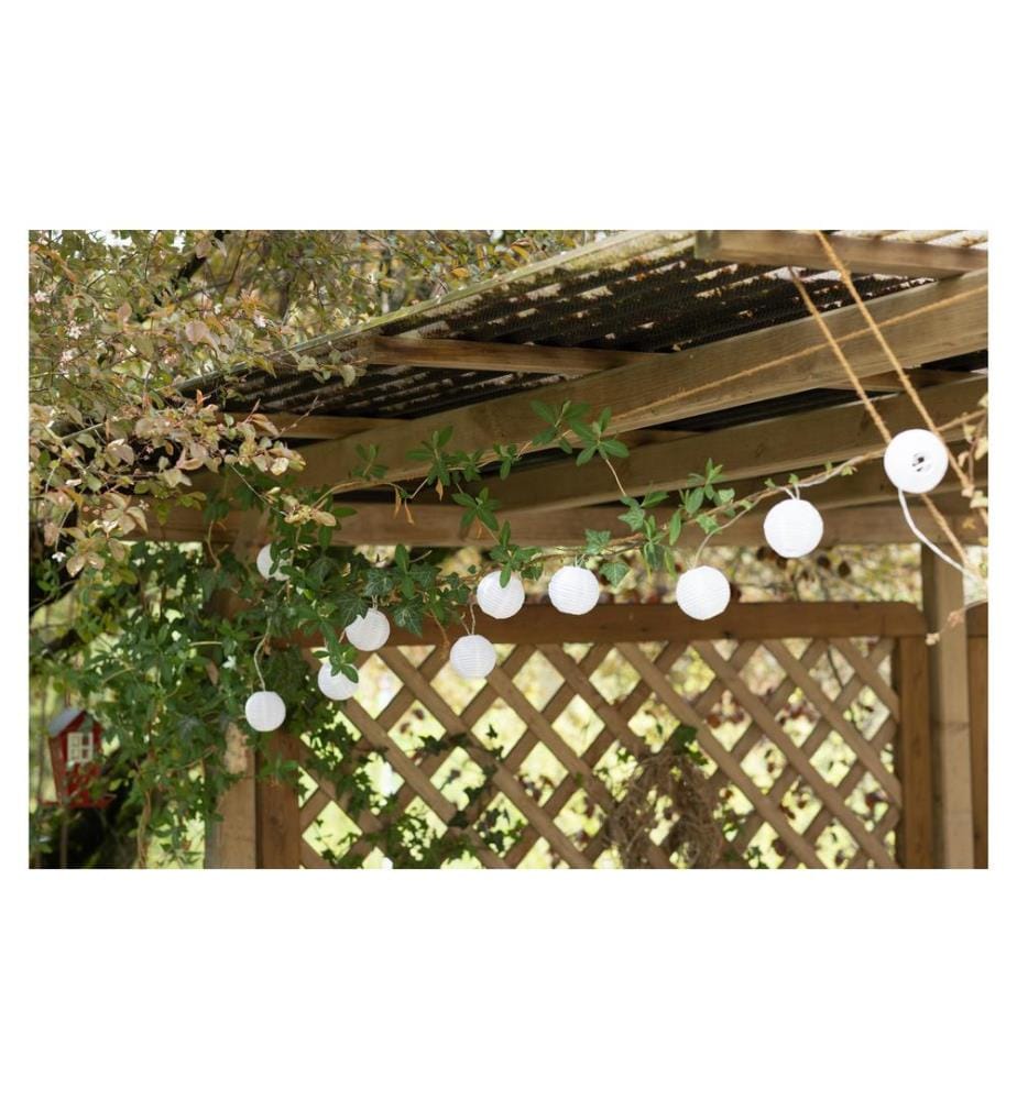 COCON - Lichterkette LED Solar, Weiss, 3.7 m