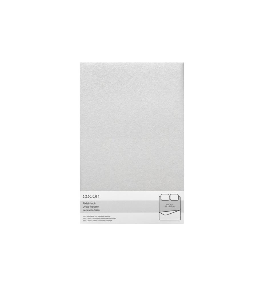 COCON - Fixleintuch 180-200 x 200 cm, Hellgrau