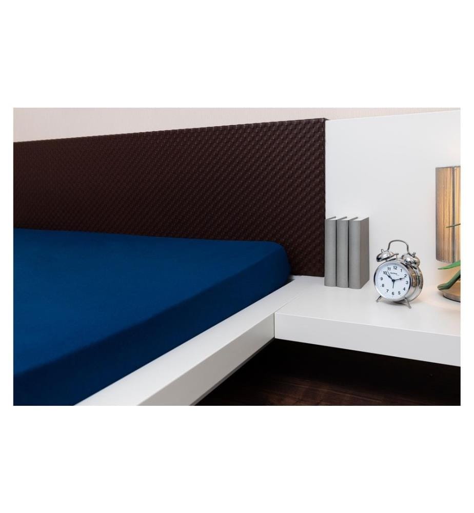 COCON - Fixleintuch 180-200 x 200 cm, Marineblau