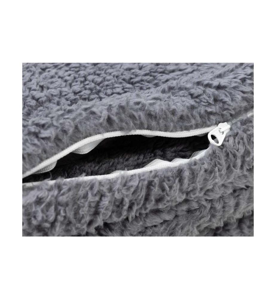 COCON - Duvetbezug Sherpa 160 x 210 cm, Grau